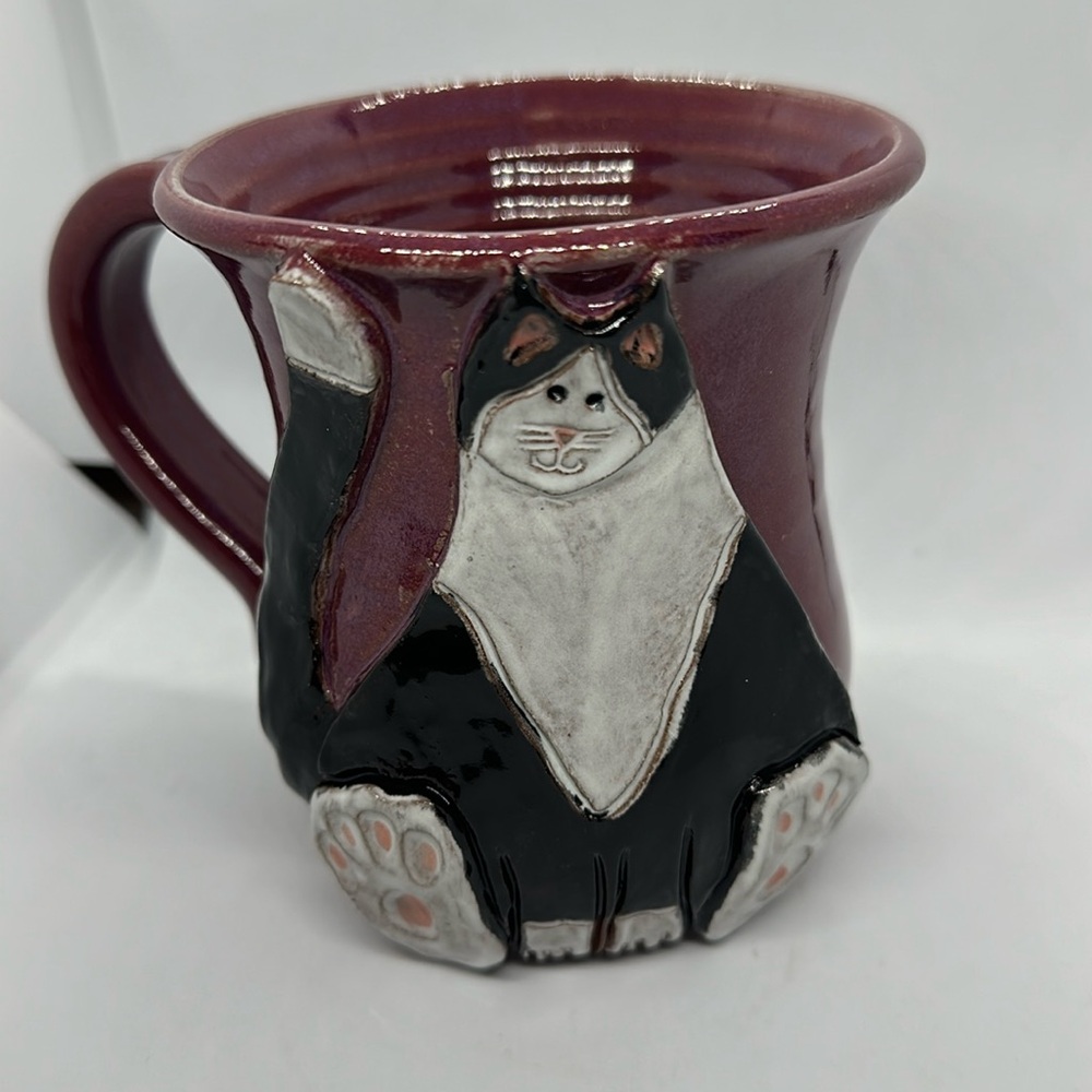 Mudworks Pottery Mug fat cat